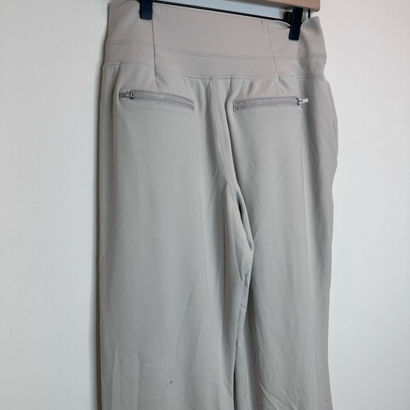 Athleta Cream Wide Leg Pants - Picture 4 of 7